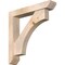 Ekena Millwork Westlake Slat Smooth Bracket w/ Offset Brace, Douglas Fir, 5 1/2"W x 30"D x 30"H BKT0604X30X30WTL06SDF - alternate 1